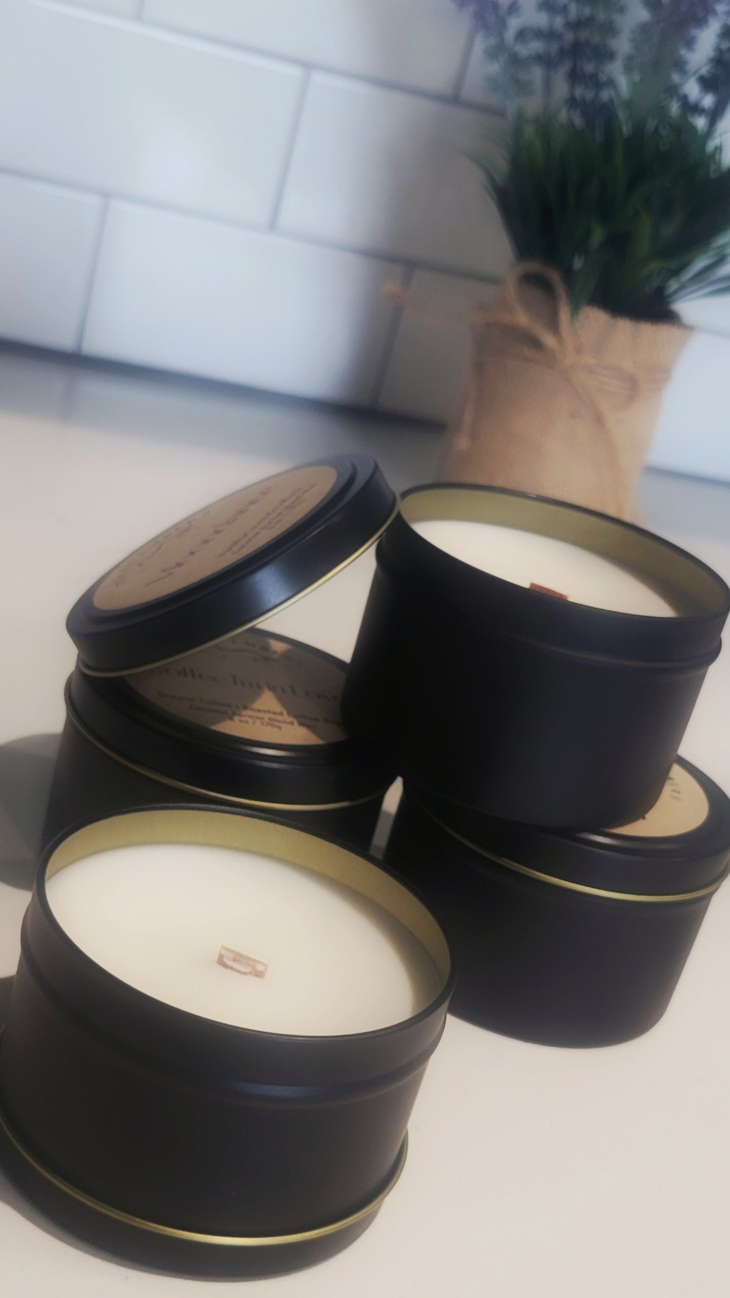 Signature Tin Candles